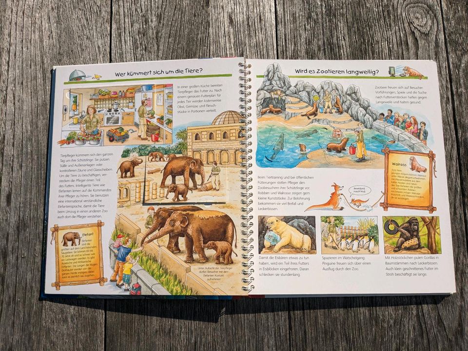 Kinderbuch Wieso weshalb warum, Im Zoo in Klein Nordende