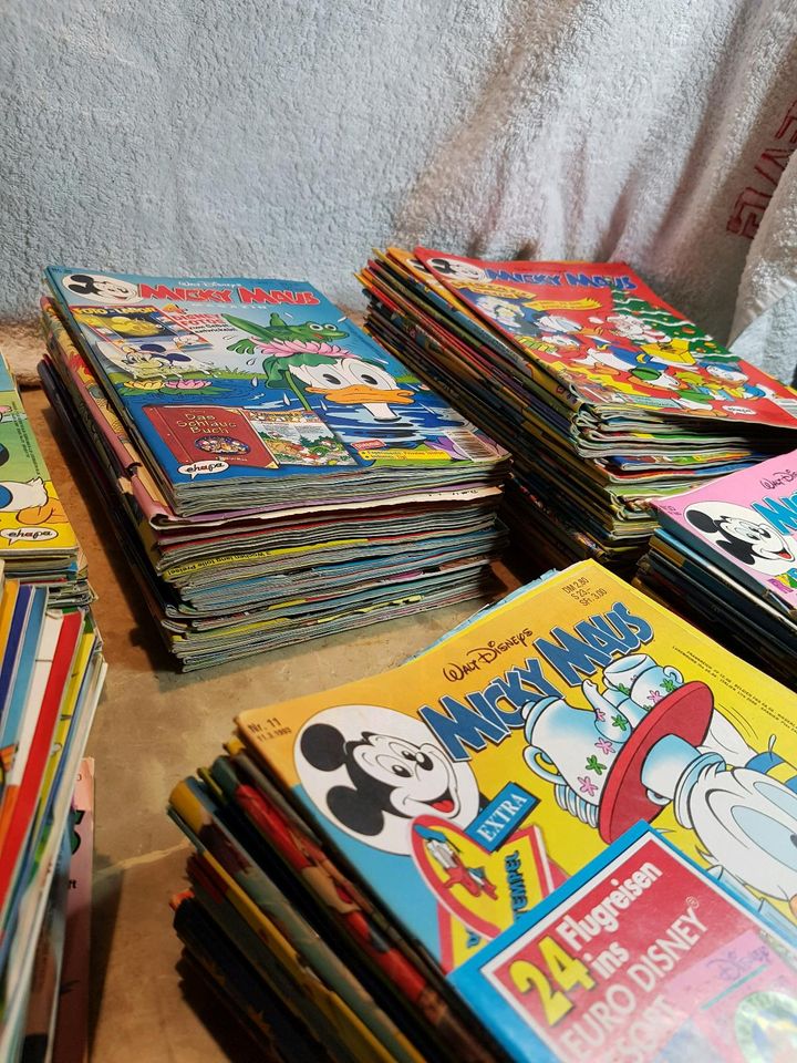 Große Sammlun Mickey Mouse Hefte,Anfang 90'er,vintage,Donald Duck in Oberpleichfeld
