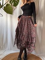 Flowy Millefleur Midi Ruffle Skirt Volants Boho Free People XS Baden-Württemberg - Durmersheim Vorschau