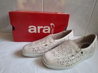 Ara Halbschuhe Sneaker Luftpolster beige creme Leder Gr. 6 H Nordrhein-Westfalen - Brakel Vorschau