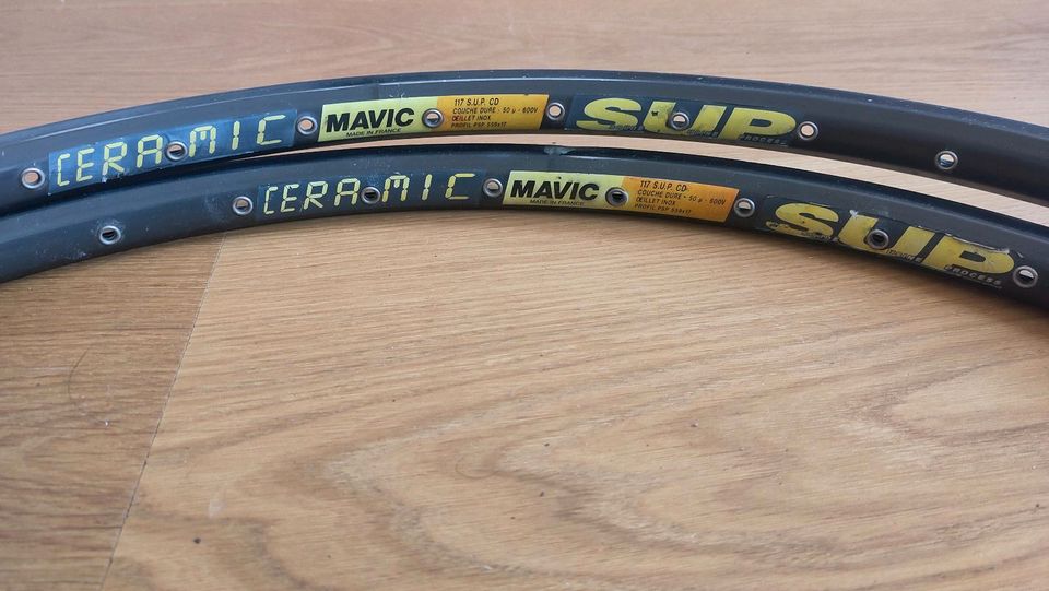 Mavic Ceramic SUP Felgen 26" retro MTB 117 geöst LRS in Bamberg