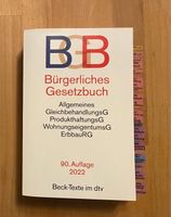 BGB 2022 90. Auflage Baden-Württemberg - Mannheim Vorschau