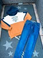 H&M cooles Sweatshirt Hoodie & Primark Skinny Jeans in 122-128 Rheinland-Pfalz - Kalt Vorschau