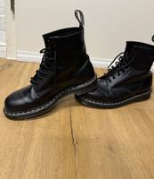 Dr. Martens 1460 BOOT - Schnürstiefelette - black/white Altona - Hamburg Osdorf Vorschau