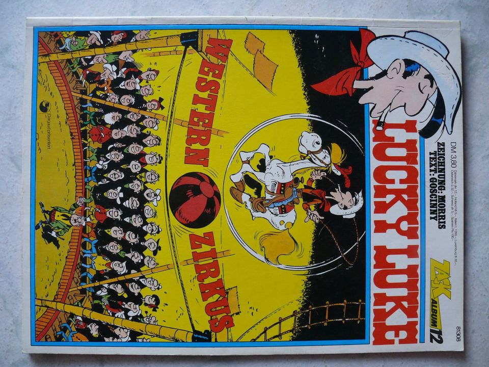 Zack Album Lucky Luke Nr. 5, 11, 12, 13 Koralle 1974 - 1976 in Leverkusen