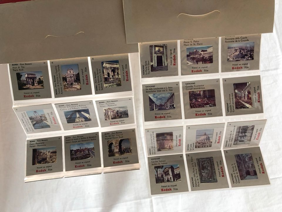 Kodak Souvenir Photo Sammlung, Roma, Vaticano usw. 12colour slide in Rheinbrohl
