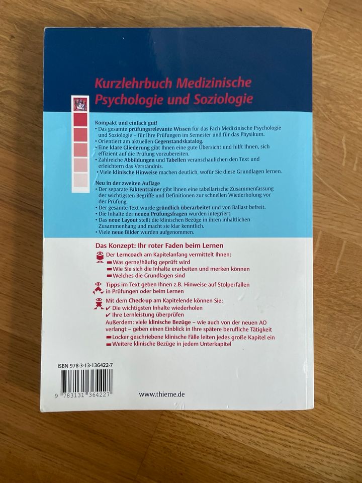 Kurzlehrbuch Medizinische Psychologie und Soziologie in Leipzig