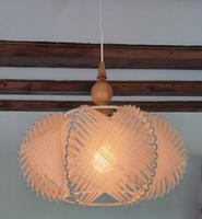 Vintage Deckenlampe Boho Design Garn Umwicklung 70er Hängelampe Hessen - Ebsdorfergrund Vorschau