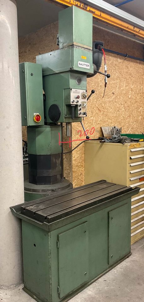 Radialbohrmaschine Ständer Bohrmaschine Sautter in Dettenhausen