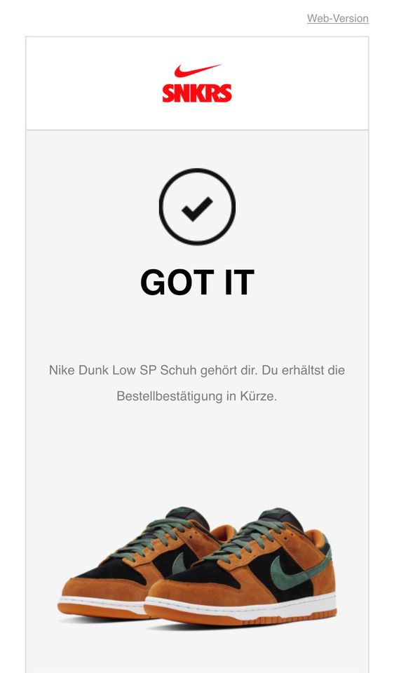 2020 Nike Dunk Low SP Ugly Duckling Pack CO.JP Ceramic US12.5 in Hamburg