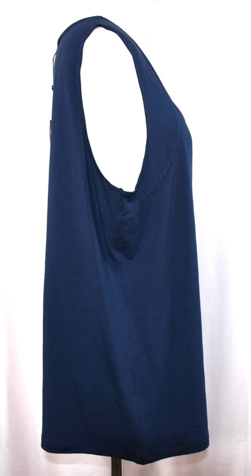 OLSEN Damen Tank Top mit Dekolleté Raffung Dunkelblau Gr. 48 in Herleshausen