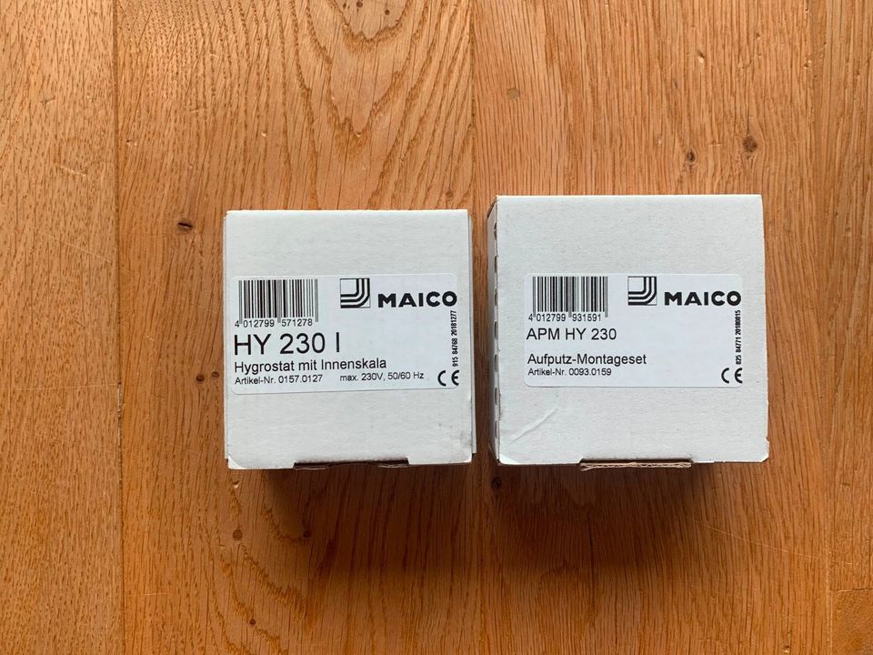 MAICO HY 230 I - Hygrostat ink. Aufputz-Montageset