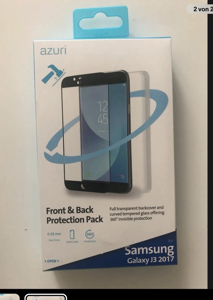 Samsung Galaxy J3 verschiedene Schutzhüllen und Panzerglas in Gießen
