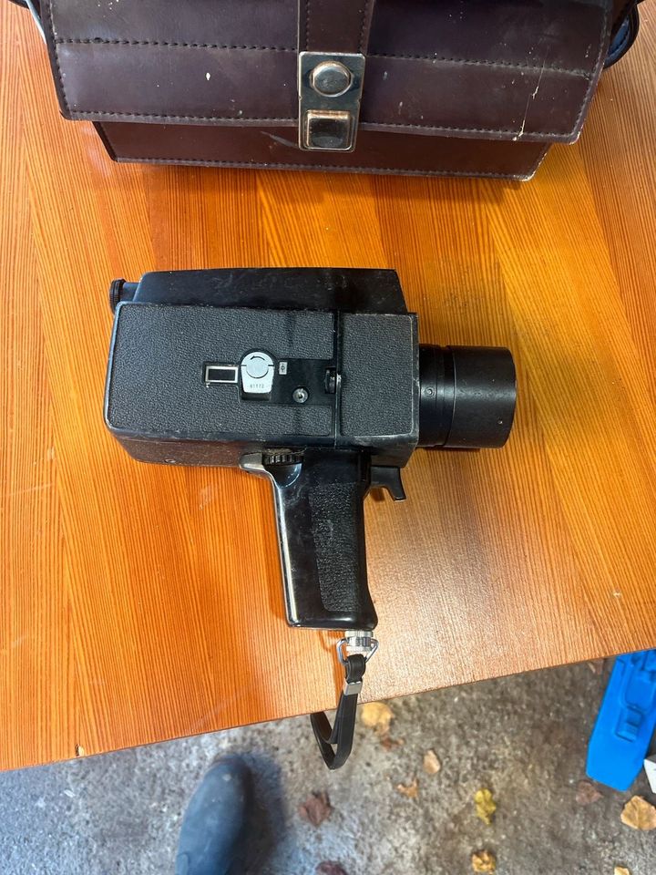 Vintage Kamera Cinemax C800 Super 8 mit Ledertasche in Überlingen