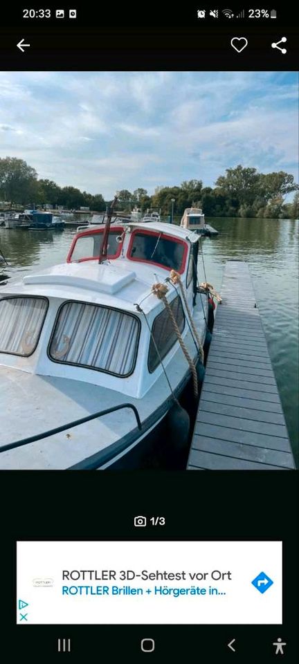 Kajütboot Stahlboot in Bochum