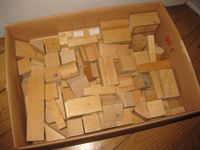 220 Bauklötze aus naturfarbenem Holz unbehandelt Findorff - Findorff-Bürgerweide Vorschau