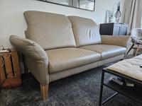 Wunderschöne Ledercouch mit ausfahrbarer Sitzfläche Mokka/taupe Kreis Pinneberg - Pinneberg Vorschau
