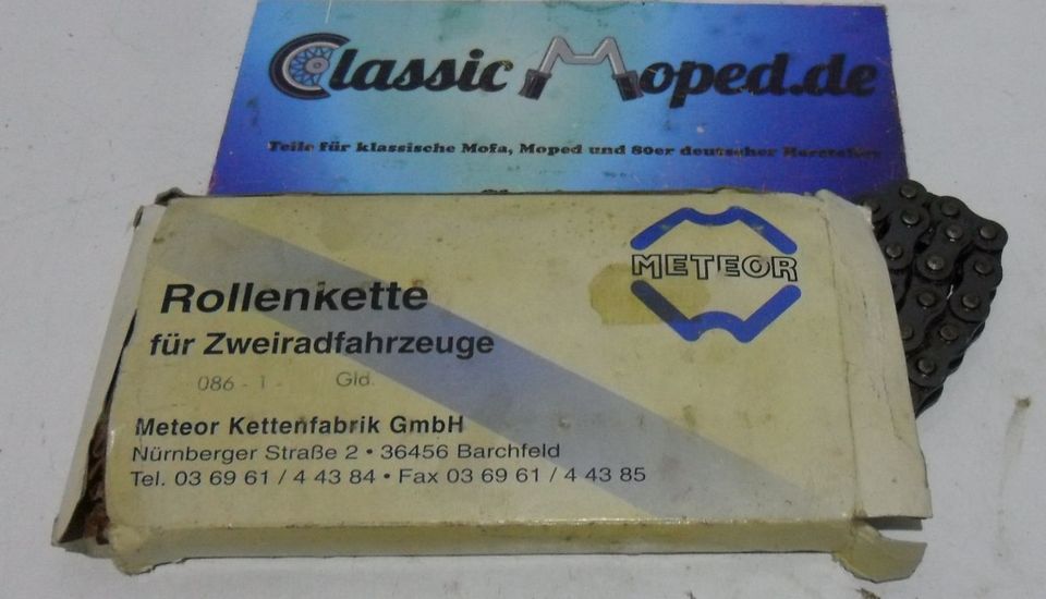 Meteor Kette SIMSON S50 S51 KR51 Schwalbe NEU 1/2"x5,4mmx8,5 NEU in Salzhemmendorf