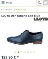 IIoyd /LIoyd Schuhe in blau gr. 12,5 EU48 Dortmund - Huckarde Vorschau