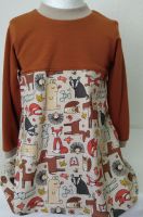 Kinderkleid  Jersey 86/92 - Handmade NEU Obervieland - Kattenturm Vorschau