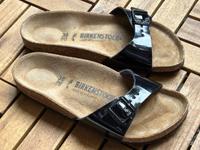 Birkenstock Madrid schwarz Lack Gr. 38 schmal – kaum getragen Bremen - Schwachhausen Vorschau