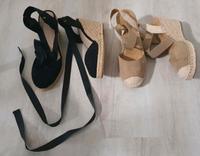 Espadrilles Sandalen in beige + schwarz Gr. 38 Neu Brandenburg - Werneuchen Vorschau