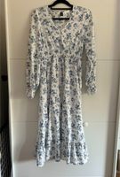 Kleid blau weiß geblümt Nordrhein-Westfalen - Detmold Vorschau