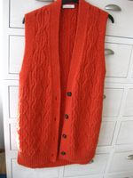 Hess Natur Longweste orange 100% Alpaca Nordrhein-Westfalen - Krefeld Vorschau