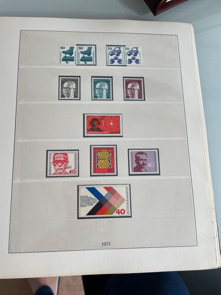 Briefmarkensammlung Bund 1973-1984 postfrisch fast vollständig in Willich