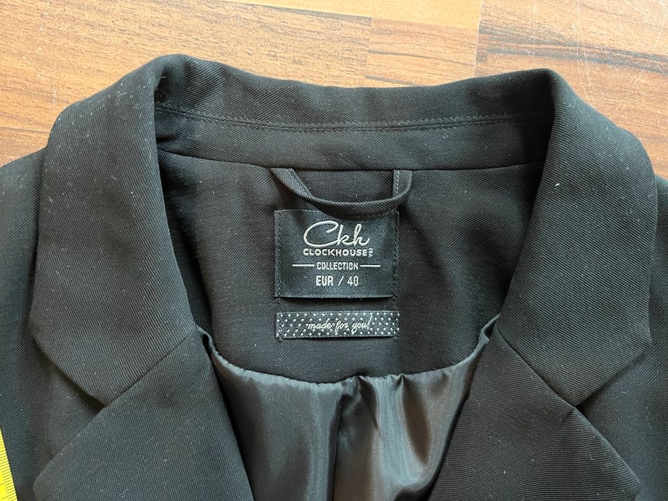 Blazer Anzug Mantel von Clockhouse Gr. 40 NEU in Lünen