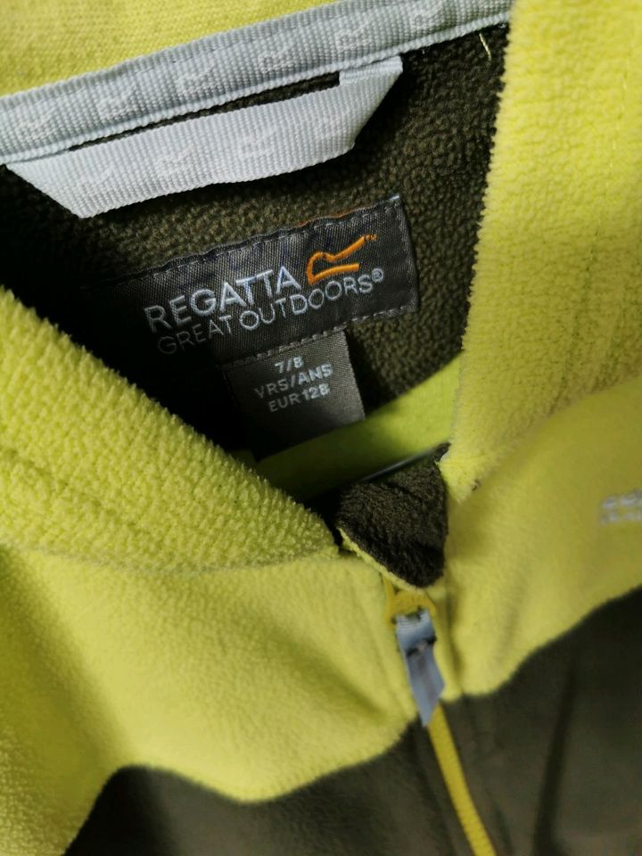 Fleecejacke Regatta Größe 128 gelb/khaki in Starsiedel