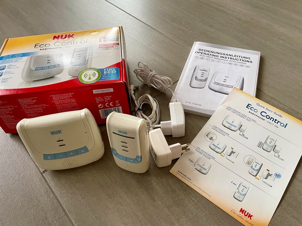 Nuk Eco Control Babyphone dect 266 in Bad Nauheim