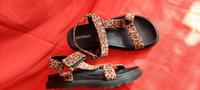 Damen Sandalen catwalk animal print 1x getragen Berlin - Hellersdorf Vorschau