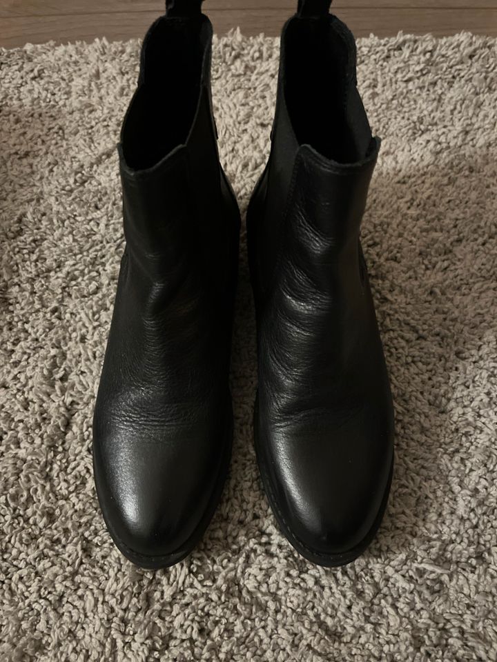 Ravalle Leder schwarz stiefelette, Chelsea Boot, Boots in Niederkassel