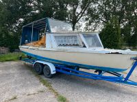 Kajütboot Motorboot Boot Trailer mit Straßenzulassung Niedersachsen - Nordenham Vorschau