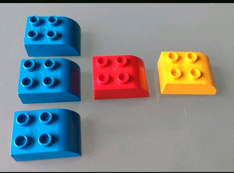 Lego Duplo Bausteine Dach Bau Steine abgerundet Abrundung 2x3 in Merkelbach