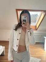 Weiße coole vintage Jeansjacke mit coolen Details Baden-Württemberg - Konstanz Vorschau