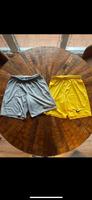 Nike kurze Sportshorts gelb & grau Berlin - Rudow Vorschau