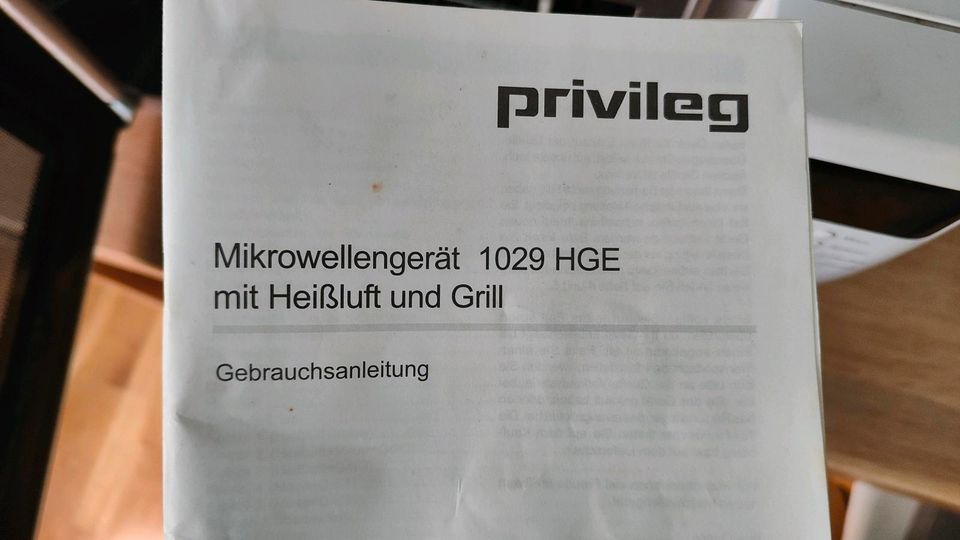 Privileg Mikrowelle mit Heißluft und Grill in Mannheim