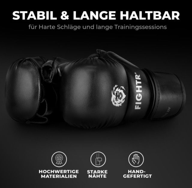 Sparring Handschuhe 0,7 oz, Boxen, Kickboxen inkl. Tasche, L in Mainz