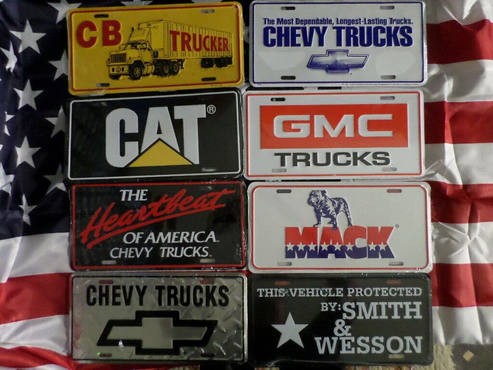 Original USA Funny Plate Deko Schild Cadillac, Dodge, Mustang... in Wabern