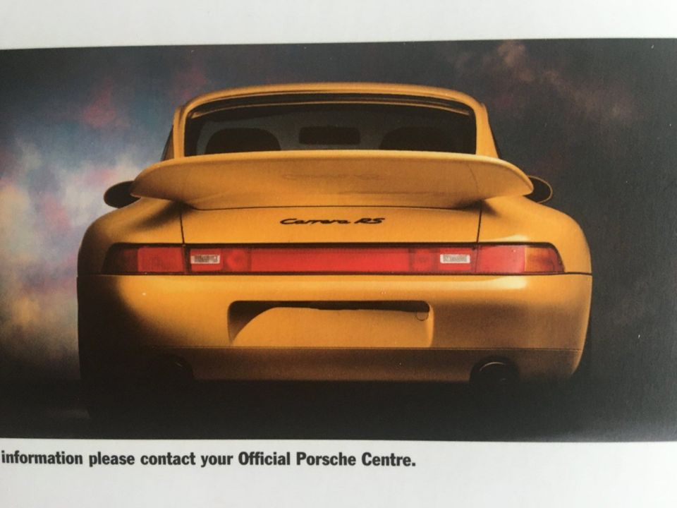 Porsche 993 RS - Look  Heckspoiler incl. Motordeckel in Schwalbach a. Taunus