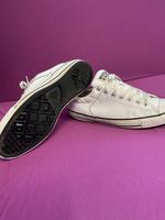 All Star Converse Leder Halbschuhe Freizeitschuhe in Weiß Gr.45 Häfen - Bremerhaven Vorschau