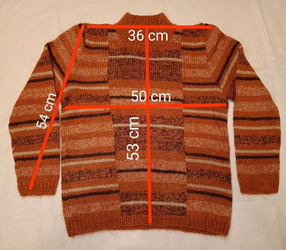 Damen Pullover, gestrickt, Größe M, Handarbeit in Hahnstätten