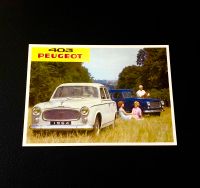 PEUGEOT 403 / 1962 FRENCH PROMO AD CARD! Citroën, Simca, Renault Pankow - Prenzlauer Berg Vorschau