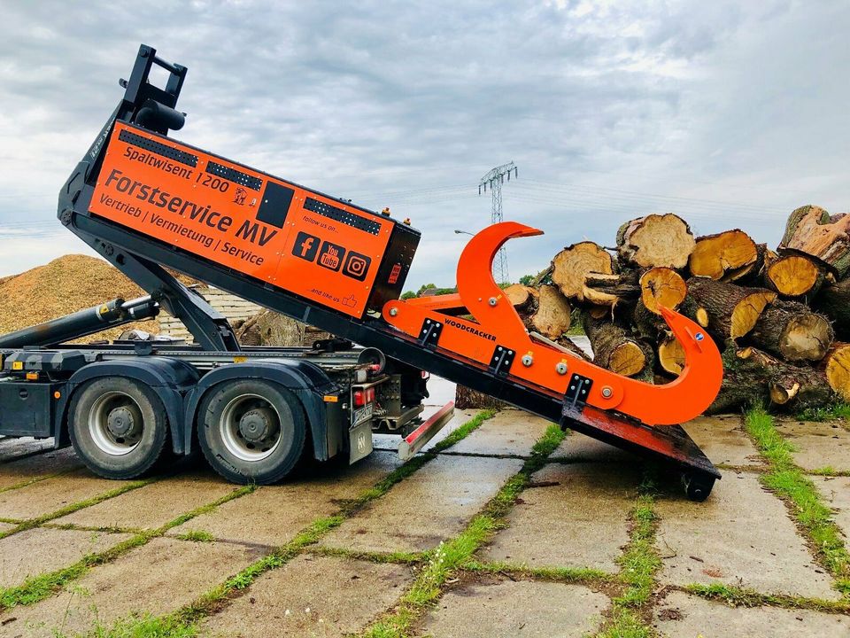 Spaltzange Hakenlift Woodcracker Bagger Lkw NEU ❗BRUTTO PREIS❗ in Teterow