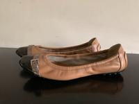 Damen Ballerina TOD‘sGr.40.5 Leder/Lackleder braun/rehbraun Schleswig-Holstein - Ahrensburg Vorschau