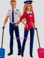 BARBIE Sammler Special Edition Pilots Bonbon Ken Stewardess Pink Bayern - Karlsfeld Vorschau