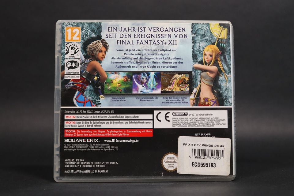 Final Fantasy 12 Nintendo DS 2DS 3DS FF 12 Final Fantasy XII in Neumünster
