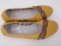 Rieker Ballerina Slipper Flache  Damen Schuhe Gr 39 Farbe gelb Saarland - Merzig Vorschau